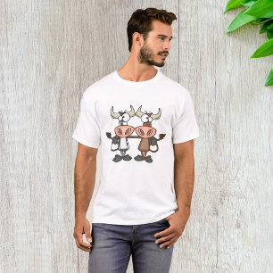 Two Cartoon Cows T-Shirt