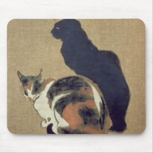 Two Cats, 1894 Mouse Mat