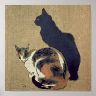 Two Cats, 1894 Poster