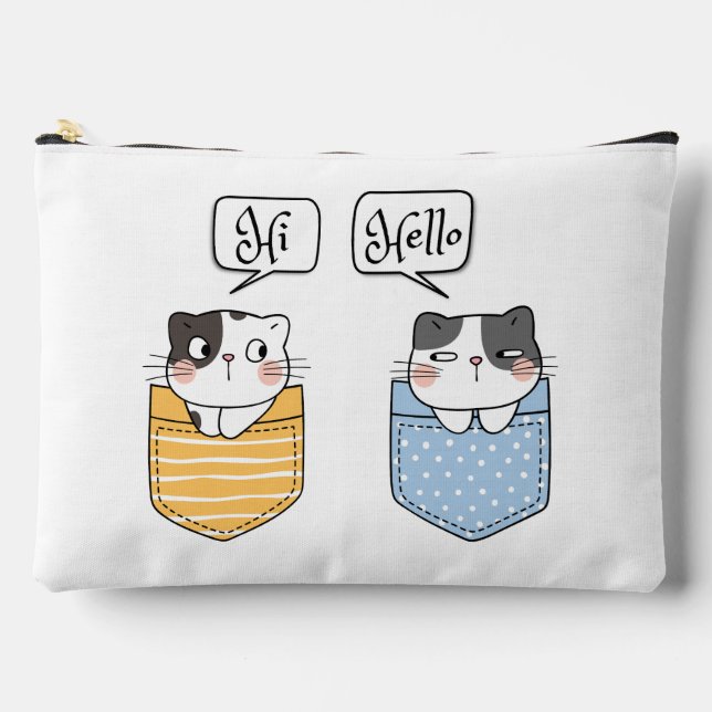 two cats accessory pouch (Front)
