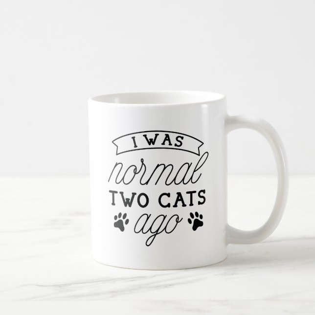 Two Cats Ago Coffee Mug (Right)