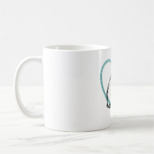 Two Cats Hugging Coffee Mug