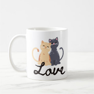 Two Cats in Love  Coffee Mug