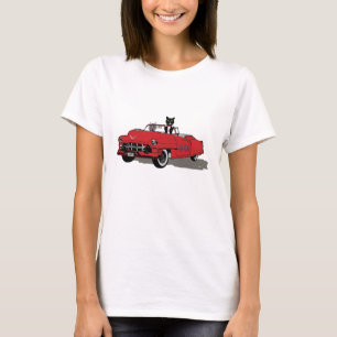 Two Cats Joy Riding T-Shirt