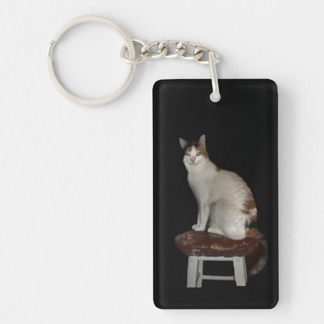 Two Cats Key Ring (Front)