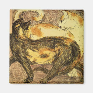 Two Cats Magnet