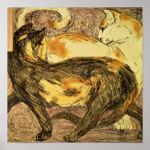 Two Cats Poster