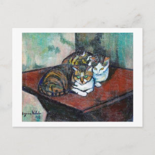 Two Cats, Suzanne Valadon Postcard