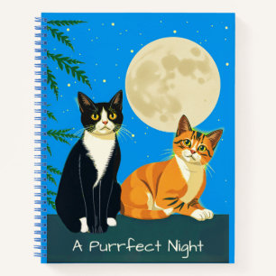 Two Cats Under the Full Moon Journal