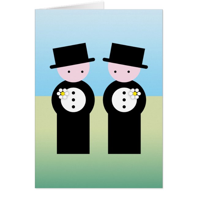 Two caucasian grooms (Front)