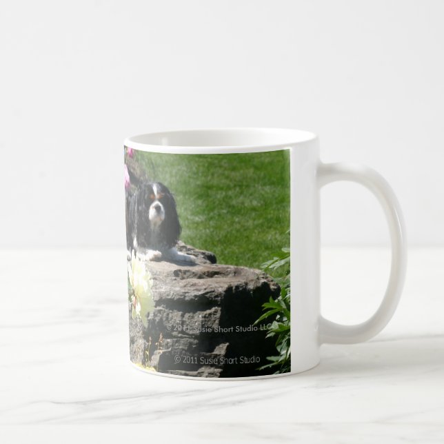 Two Cavaliers in the garden mug (Right)