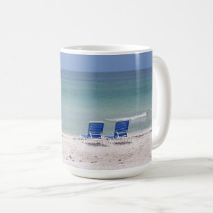 Two Chairs on the Beach Coffee Mug