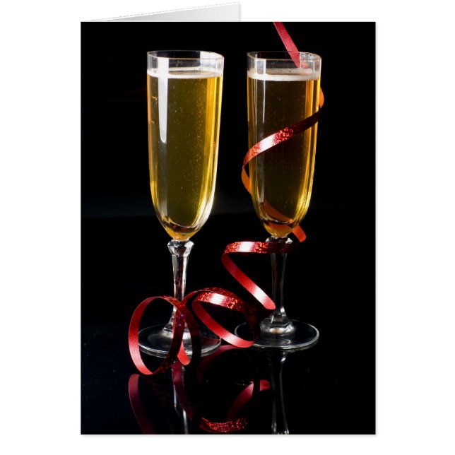 two champagne flute (Front)