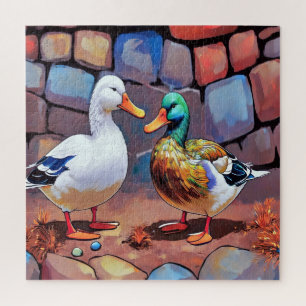 Two charming ducks jigsaw puzzle