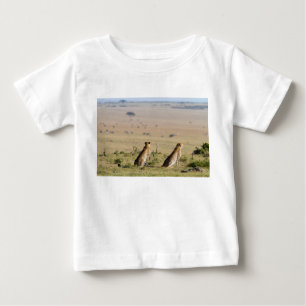 Two cheetahs on the look out baby T-Shirt