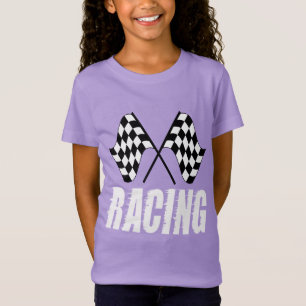 Two chequered racing flags for the competition 2 T-Shirt