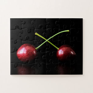 Two Cherries 11x14 30pc jpcnm Jigsaw Puzzle
