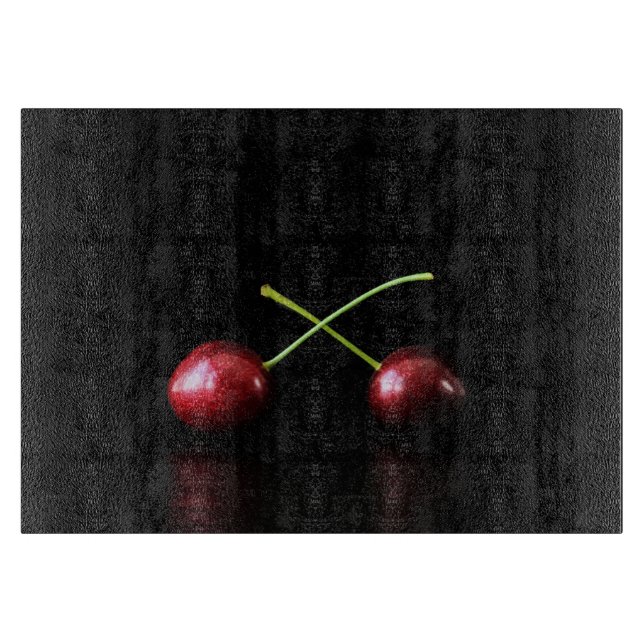 Two Cherries cbcnm Cutting Board (Front)