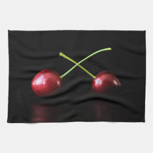 Two Cherries ktcna Tea Towel