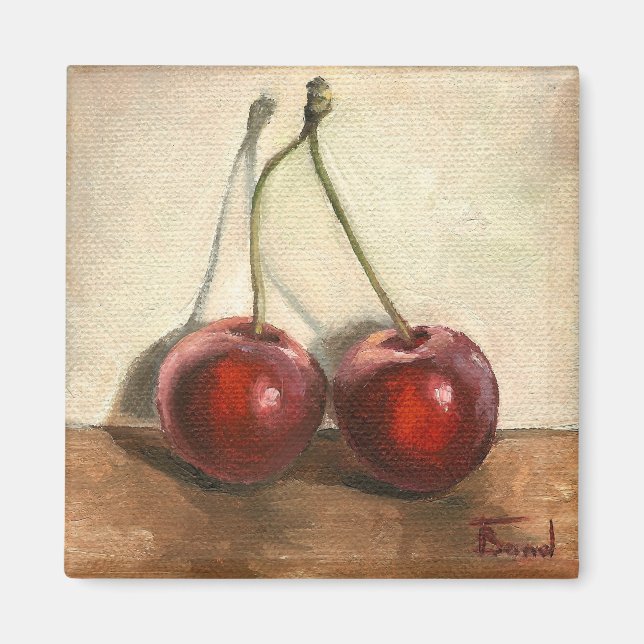 Two cherries magnet (Front)