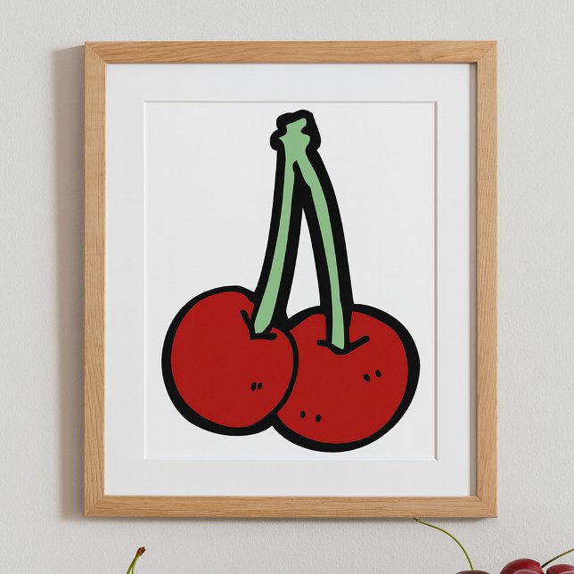 Two Cherries Poster (Creator Uploaded)
