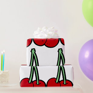 Two Cherries Wrapping Paper