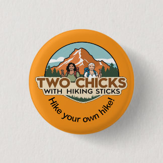 Two Chicks Button (Orange)