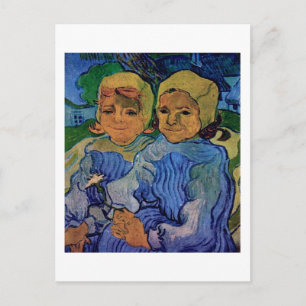 Two Children, Van Gogh Fine Art Postcard