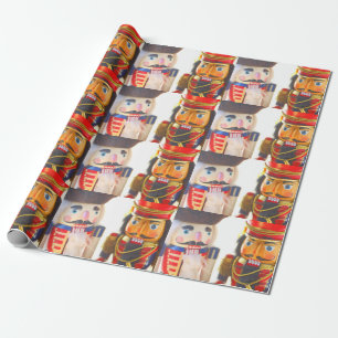 Two Christmas nutcrackers Wrapping Paper