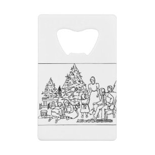 Two Christmas Trees on Christmas