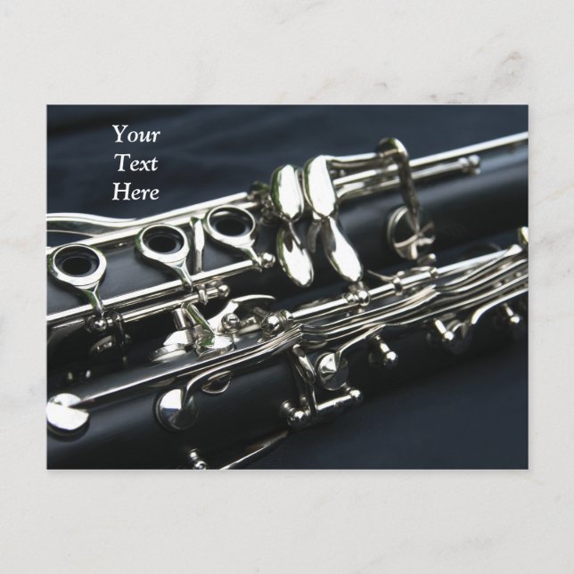 Two Clarinets Postcard (Front)