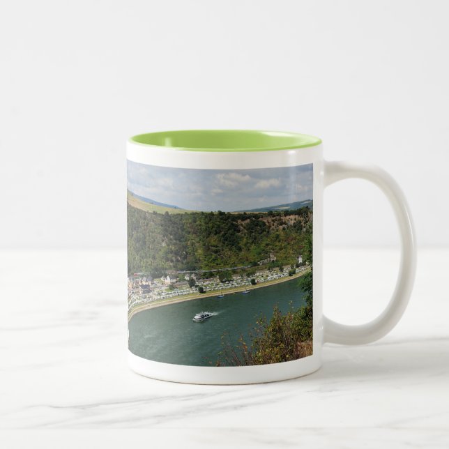 Two colored cup green On the Loreley (Right)