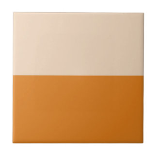 Two Colour Block Art Tile