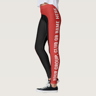 Two Colour Customisable Named Leggings