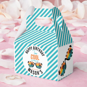 Two Cool Boy 2nd Birthday Party Favour Box