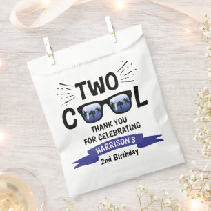 Two Cool Boys 2nd Birthday Favour Bags