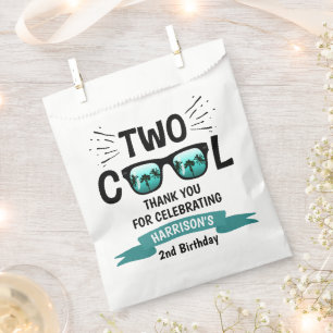 Two Cool Boys 2nd Birthday Favour Bags