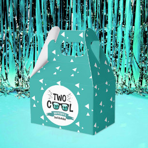 Two Cool Boys 2nd Birthday Favour Box