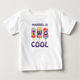 Two Cool Colourful Popsicle Baby T-Shirt