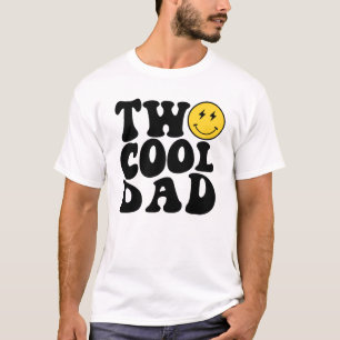 Two Cool Dad Matching Birthday Tee for Mum