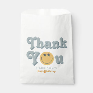 Two Cool Dude Boys 2nd Birthday Party Thank You Favour Bags