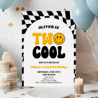 Two Cool Retro Arch First 2nd Birthday Party