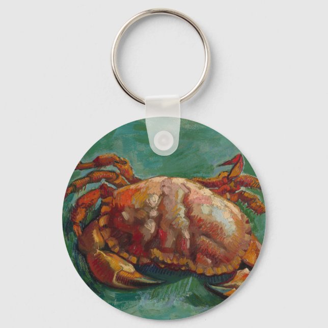 Two Crabs by Vincent van Gogh Key Ring (Front)