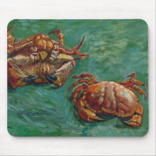 Two Crabs by Vincent van Gogh Mouse Mat