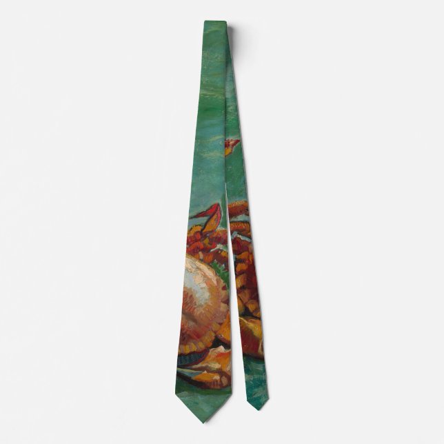 Two Crabs by Vincent van Gogh Tie (Front)