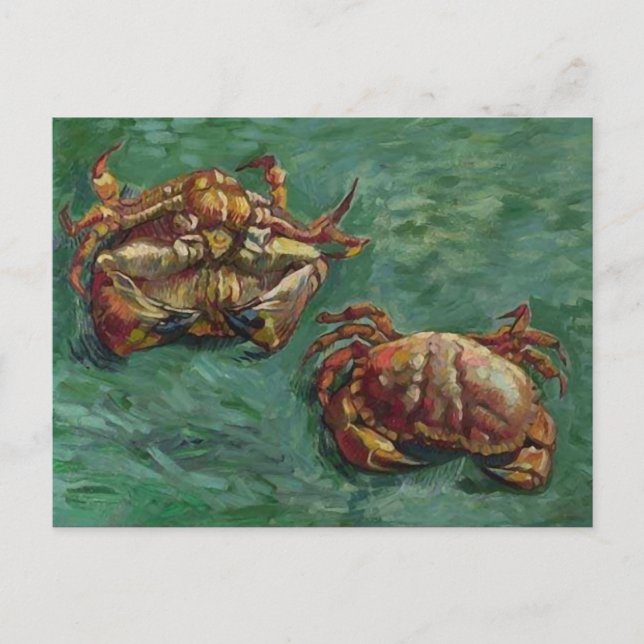 Two Crabs (F606) Van Gogh Fine Art Postcard (Front)