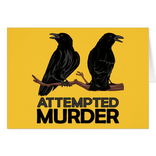 Two Crows = Attempted Murder (Front Horizontal)