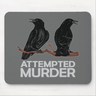 Two Crows = Attempted Murder Mouse Mat
