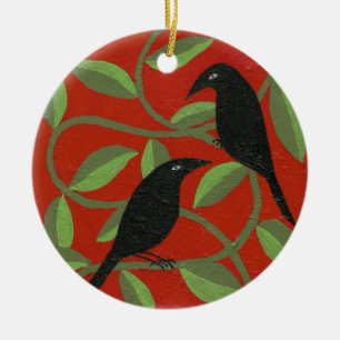 Two Crows Ornament