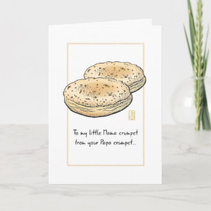 Two Crumpets "To my little Mama" Anniversary Card